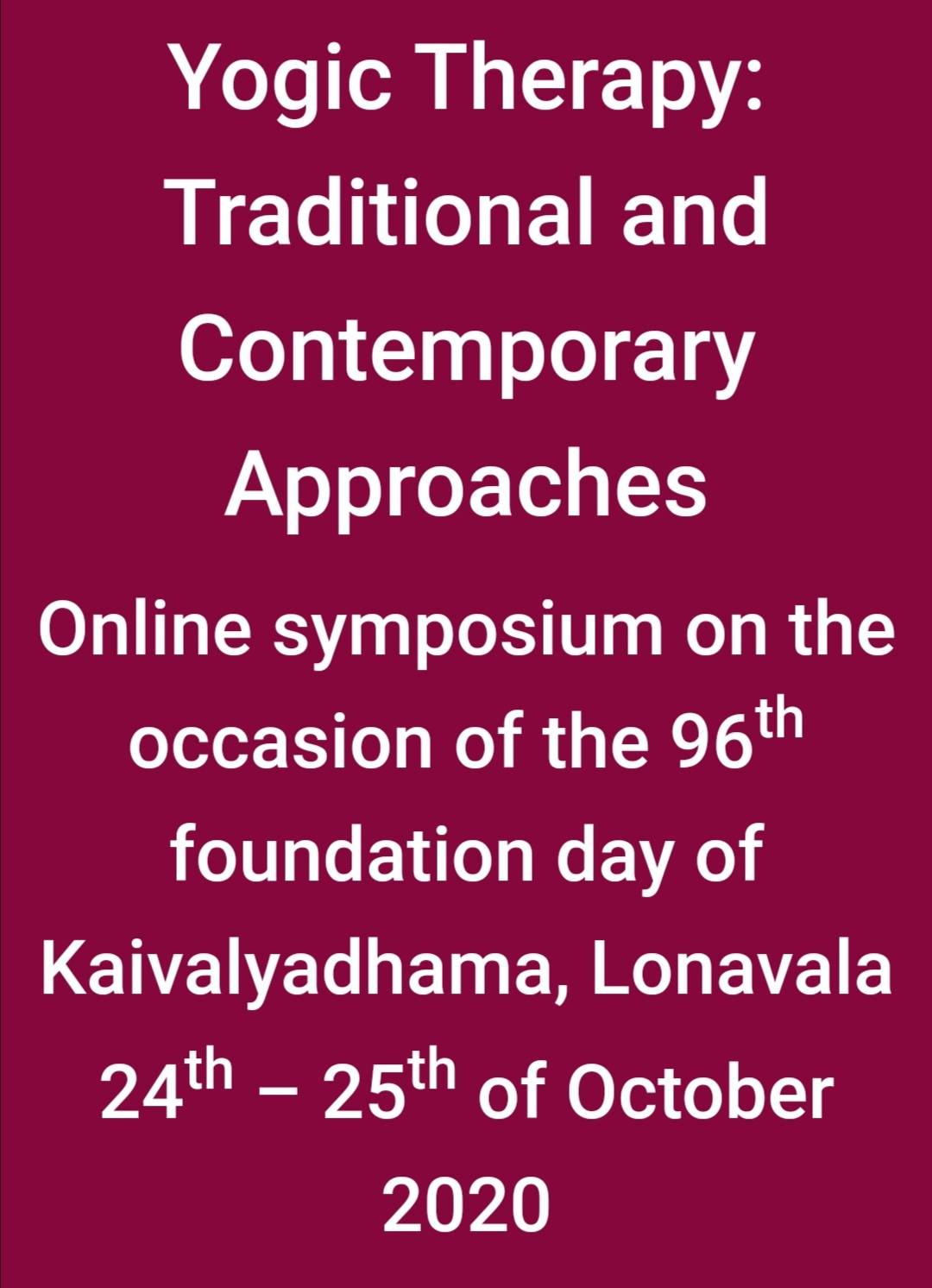 KAIVALYADHAMA 96th FOUNDATION DAY