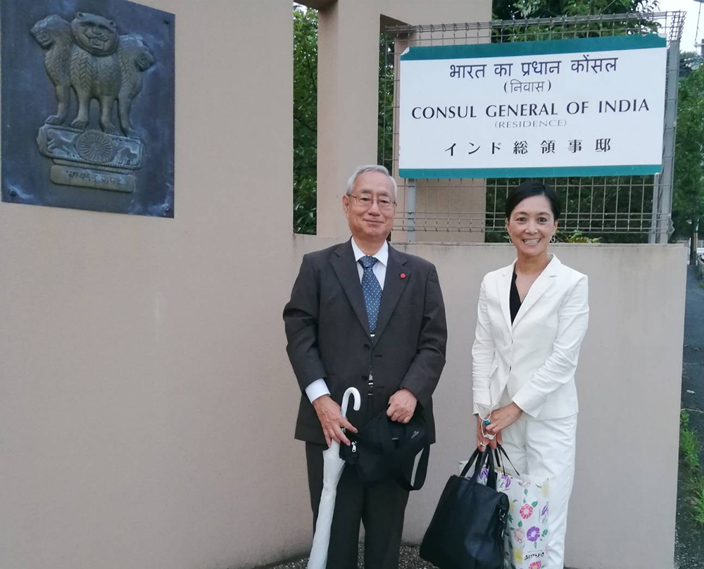 インド領事館訪問写真